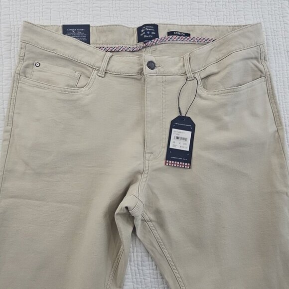 NEW Ben Sherman Jeans Men's 38x30 Stone Brown Slim Fit NWT Stretch MSRP $109 - Picture 11 of 16